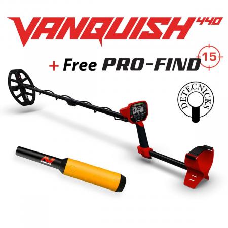 Minelab Vanquish 440 + Pro-Find 15 Probe